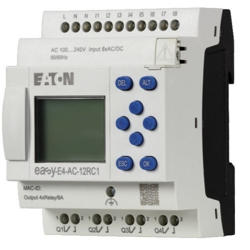 Sterownik EASY-E4-AC-12RC1  8 we. 4 wy. 100/240V DC, 100/240V AC