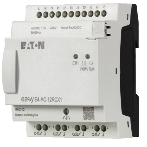 Sterownik EASY-E4-AC-12RCX1 8 we. 4 wy. 100/240V DC, 100/240V AC