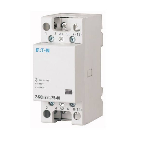 Stycznik 25A, 4NO ( styki 4 zwierne ) , cewka 230V AC