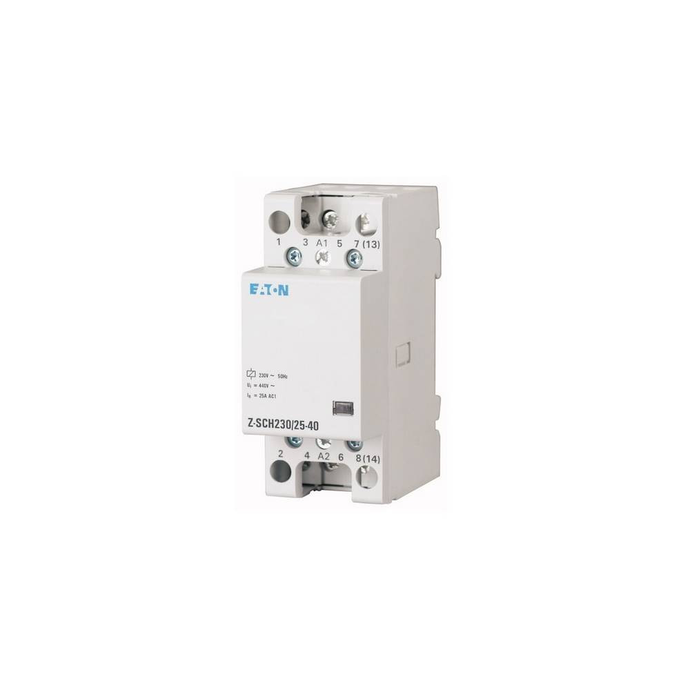 Stycznik 25A, 2NO + 2NC ( styki 2 zwierne + 2 rozwierne ) , cewka 24V AC