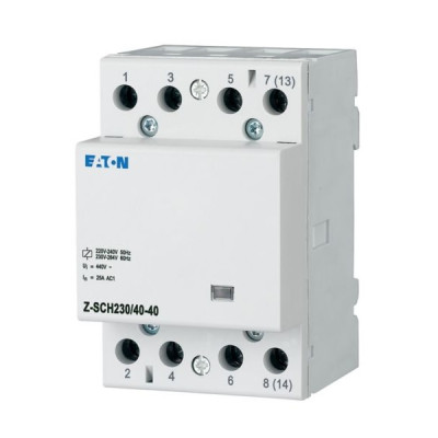 Stycznik 40A, 4NO ( styki 4 zwierne ) , cewka 230V AC
