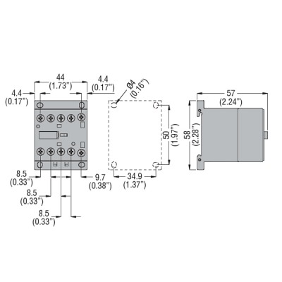 Stycznik BG0610D024 ( 2,2 kW, cewka 24V DC, 1NO )