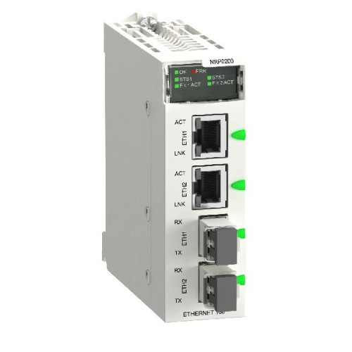 BMXNRP0200 Modicon X80 Konwerter światłowodowy MM - 2 porty