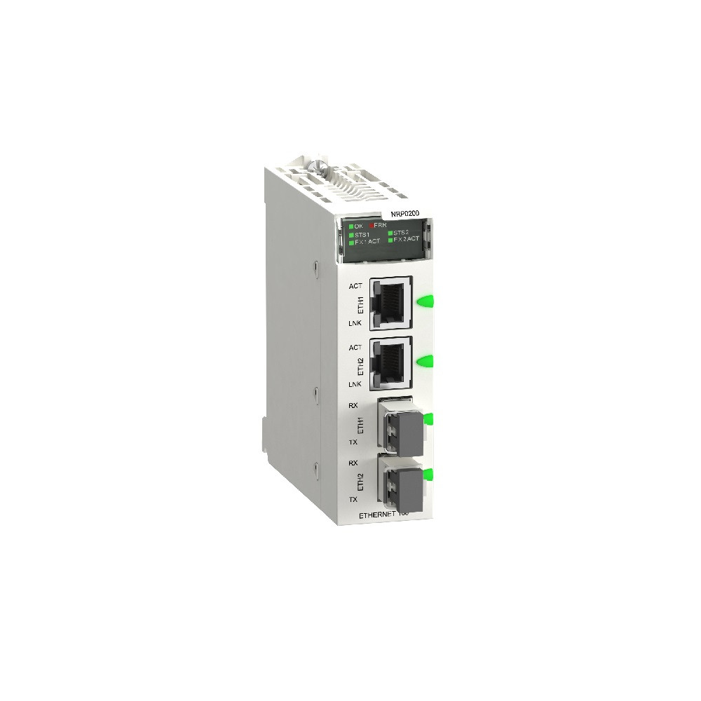 BMXNRP0200 Modicon X80 Konwerter światłowodowy MM - 2 porty