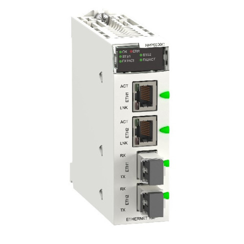 BMXNRP0200C Modicon X80H Konwerter światłowodowy MM, 2 porty