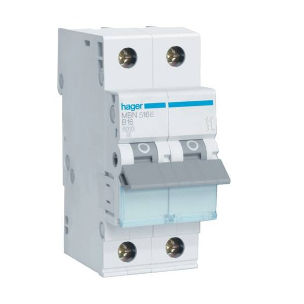 Wyłącznik MBN516E 1P+1N B16 nadmiarowo-prądowy