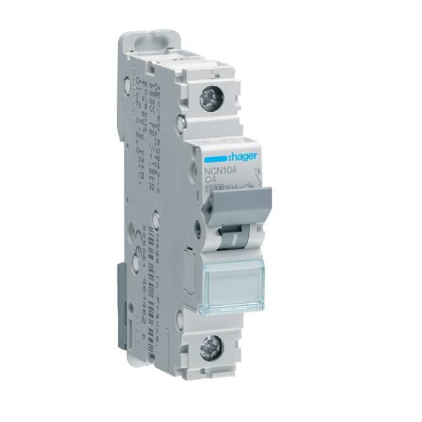 Wyłącznik NCN104 1P C4 nadmiarowo-prądowy