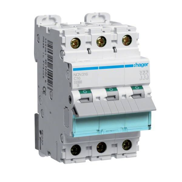 Wyłącznik NCN316 3P C16 nadmiarowo-prądowy