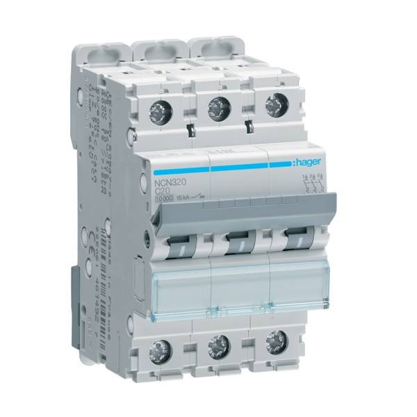 Wyłącznik NCN320 3P C20 nadmiarowo-prądowy