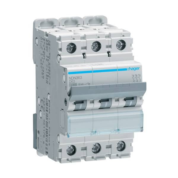 Wyłącznik NDN363 3P D63 nadmiarowo-prądowy