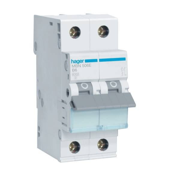 Wyłącznik MBN506E 1P+1N B6 nadmiarowo-prądowy