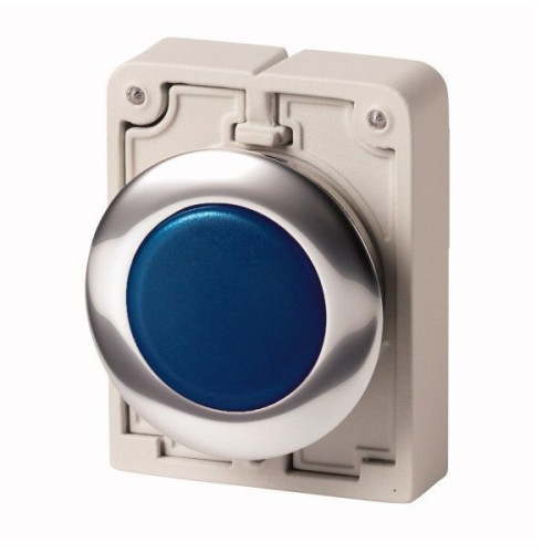 Główka M30C-FL-B 183284 lampki 30mm płaska niebieska