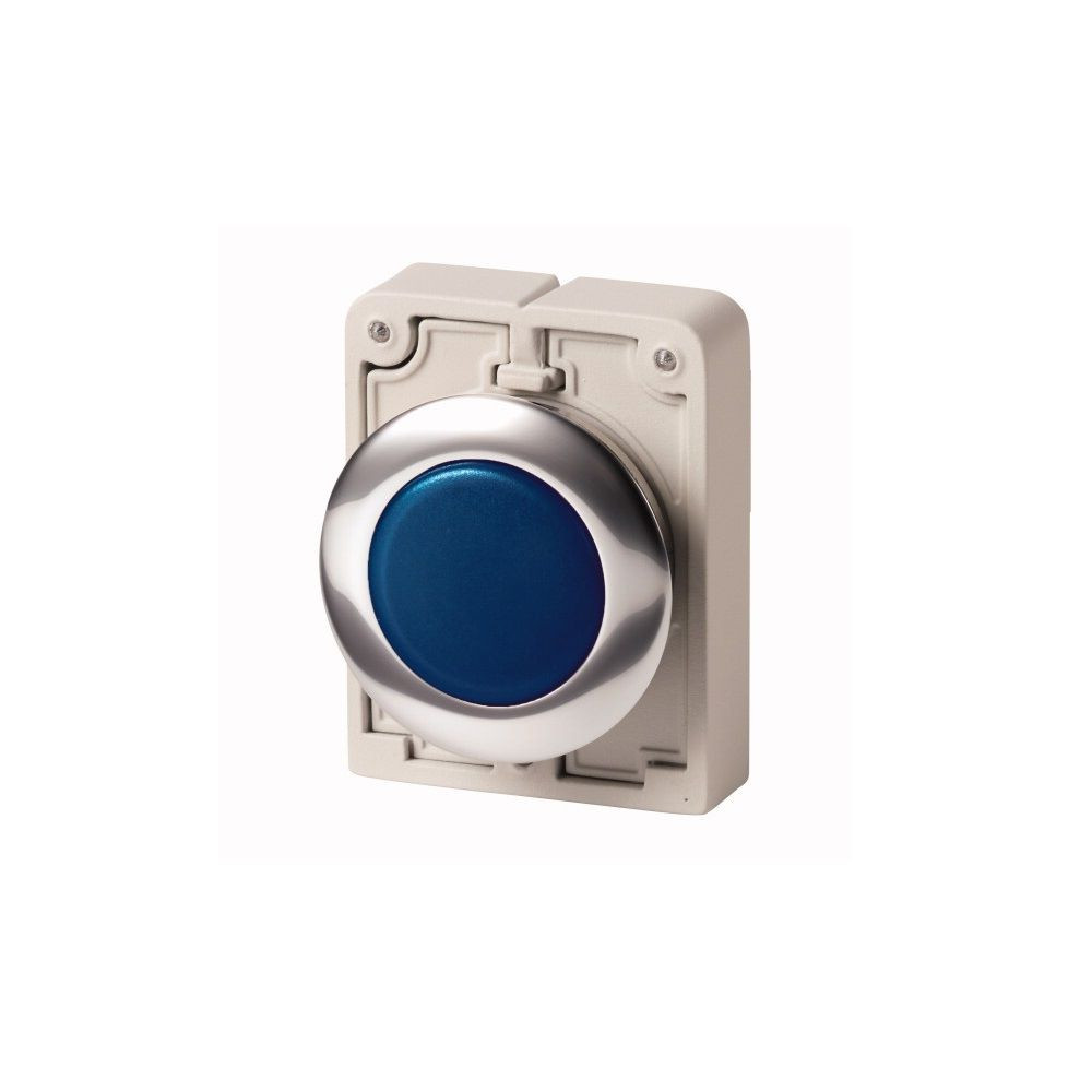 Główka M30C-FL-B 183284 lampki 30mm płaska niebieska