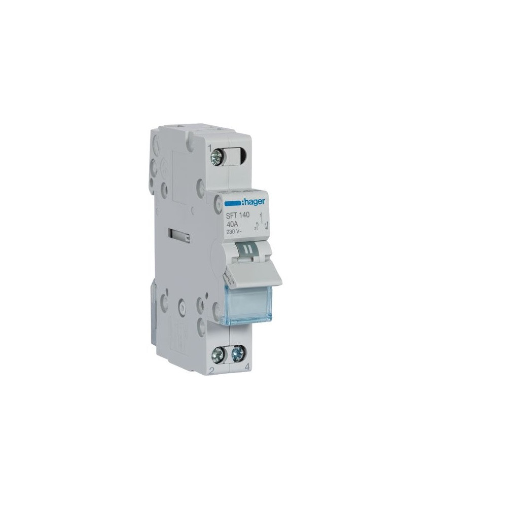 Przełącznik modułowy I-0-II 40A 1P SFT140
