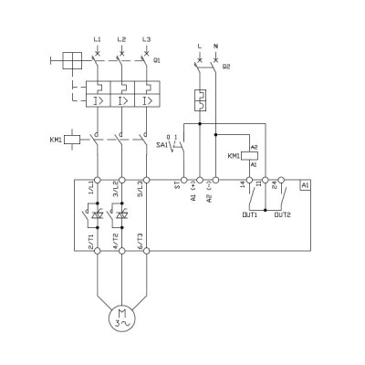 Softstart ADXNB025 11 kW ( 400V )