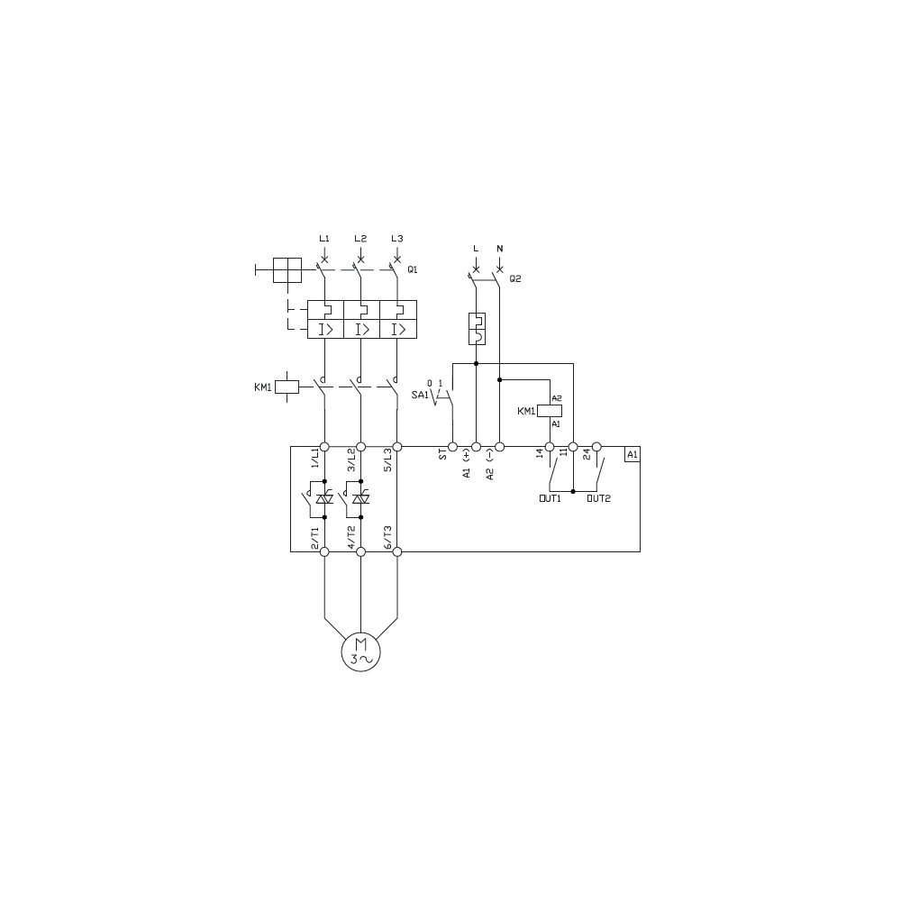 Softstart ADXNB025 11 kW ( 400V )