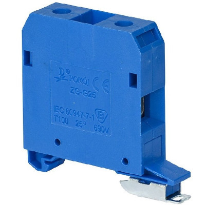 Złączka ZG-G25 TS35 niebieska
