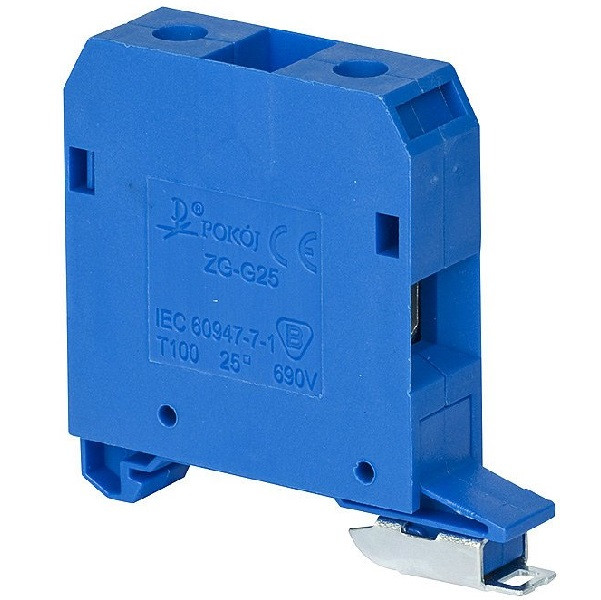 Złączka ZG-G25 TS35 niebieska