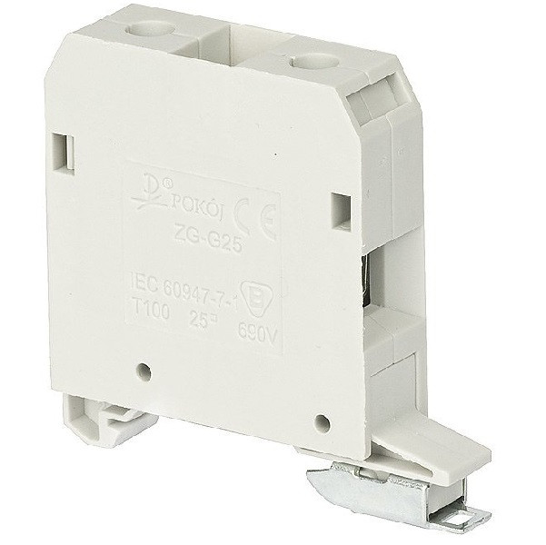 Złączka ZG-G25/TS35 szara Złączka ZG-G25/TS35 szara