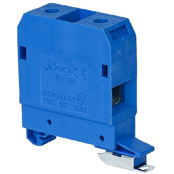 Złączka ZG-G35 TS35 niebieska Złączka ZG-G35 TS35 niebieska