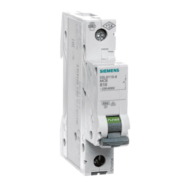 Wyłącznik 5SL6110-6 1P B10 nadmiarowo-prądowy
