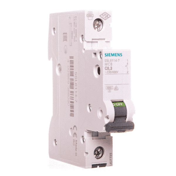 Wyłącznik 5SL6114-7 1P C0,3 nadmiarowo-prądowy