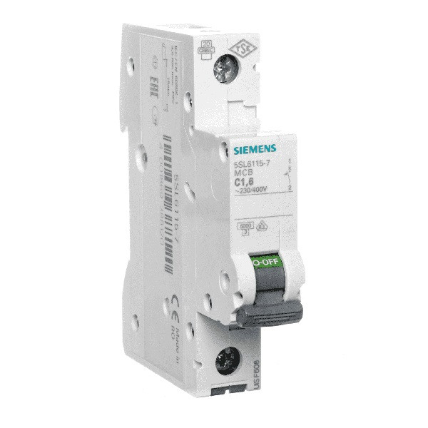 Wyłącznik 5SL6115-7 1P C1,6 nadmiarowo-prądowy
