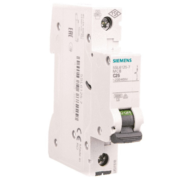 Wyłącznik 5SL6125-7 1P C25 nadmiarowo-prądowy