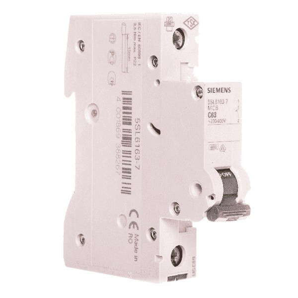 Wyłącznik 5SL6163-7 1P C63 nadmiarowo-prądowy