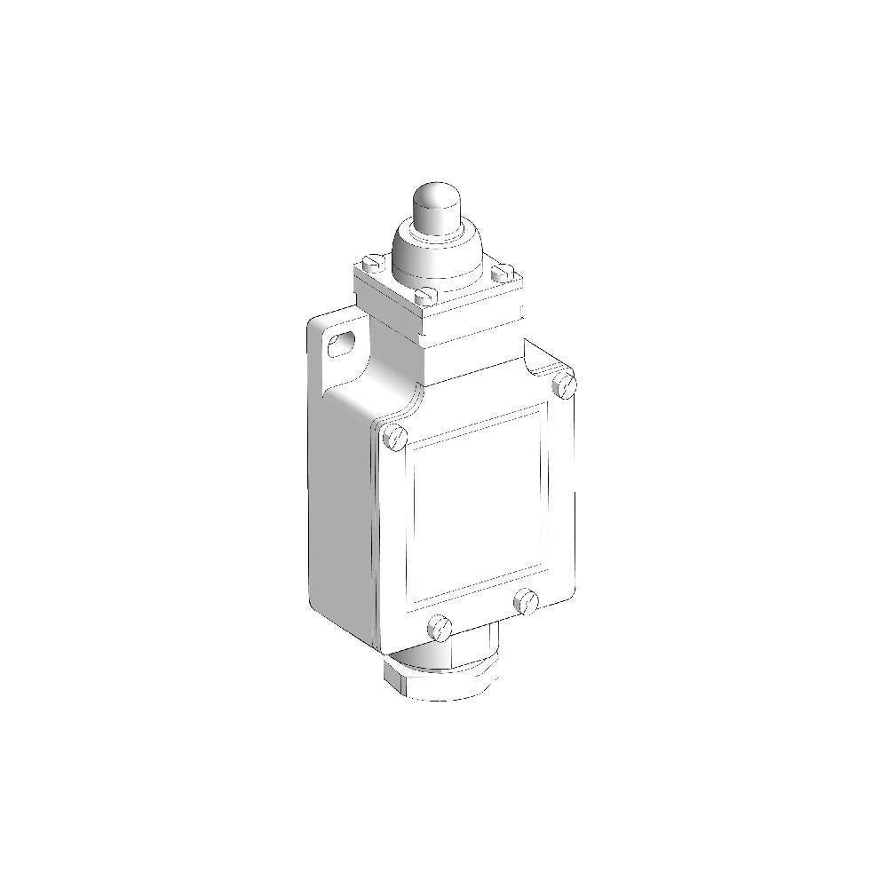 Łącznik XCKL110H7 1NC/1NO, IP66 krańcowy