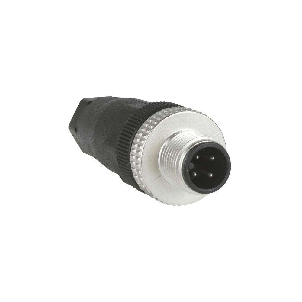Złącze XZCC12MDM40B wtykowe męskie M12 proste metalowe