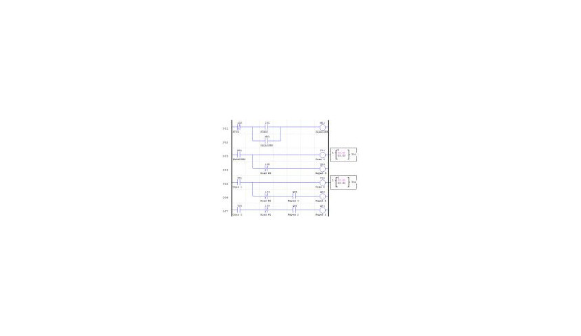Ladder Diagram ( LD ) - część 1 - Załączanie sekwencyjne napędów Ladder Diagram ( LD ) - część 1 - Załączanie sekwencyjne napędów