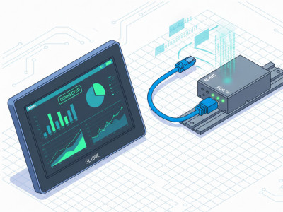 Konfiguracja połączenia Kinco GL100E / GL070E - IDEC FC6A (Ethernet)
