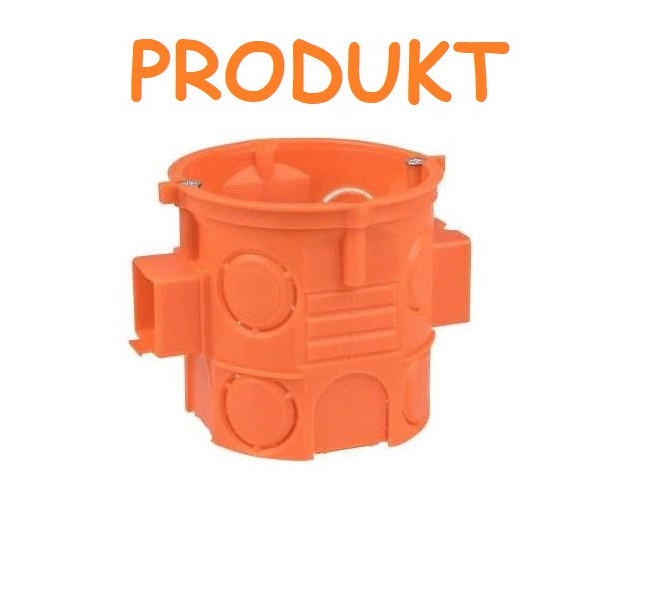 PRODUKT TYGODNIA - Puszka podtynkowa S60DFw pomarańczowa