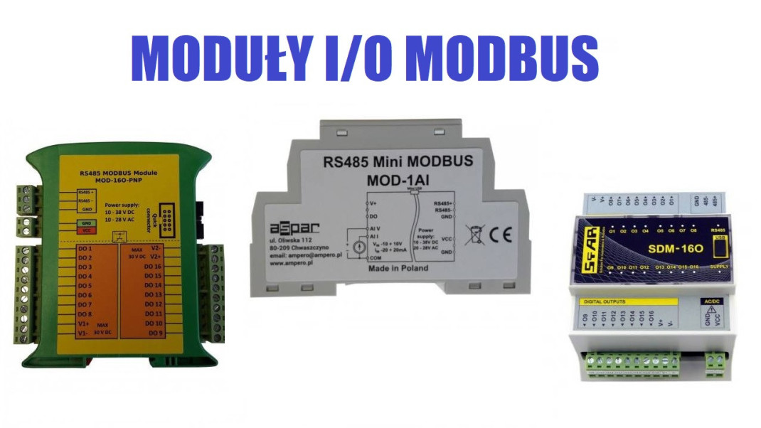 Polecamy moduły I/O MODBUS ASPAR